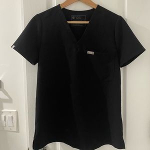 Catarina™ One-Pocket Scrub Top - XS / Black